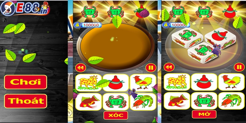 Luật chơi bầu cua online
